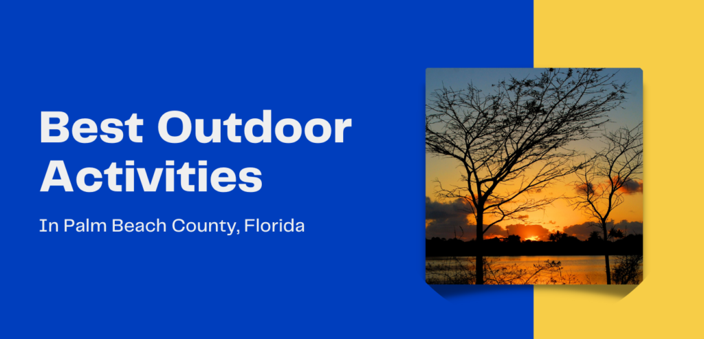 graphic with text saying best outdoor activities